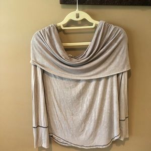 Purple/gray tie dye sweatshirt